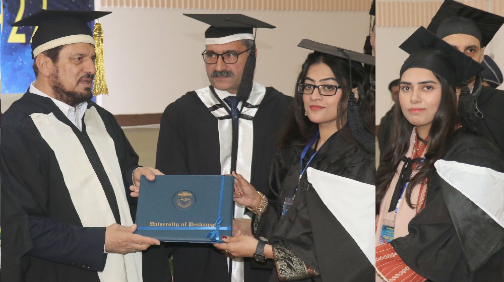 Chancellor H. E. Ghulam Ali while accompanied by the Vice Chancellor Prof Dr. Muhammad Idrees handed out the awards to more than 200 graduates in BS Convocation held on December 30, 2022.